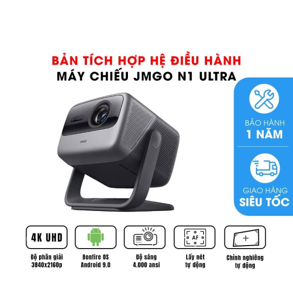 JMGO N1 Ultra - Máy chiếu thông minh 3D tích hợp hệ điều hành